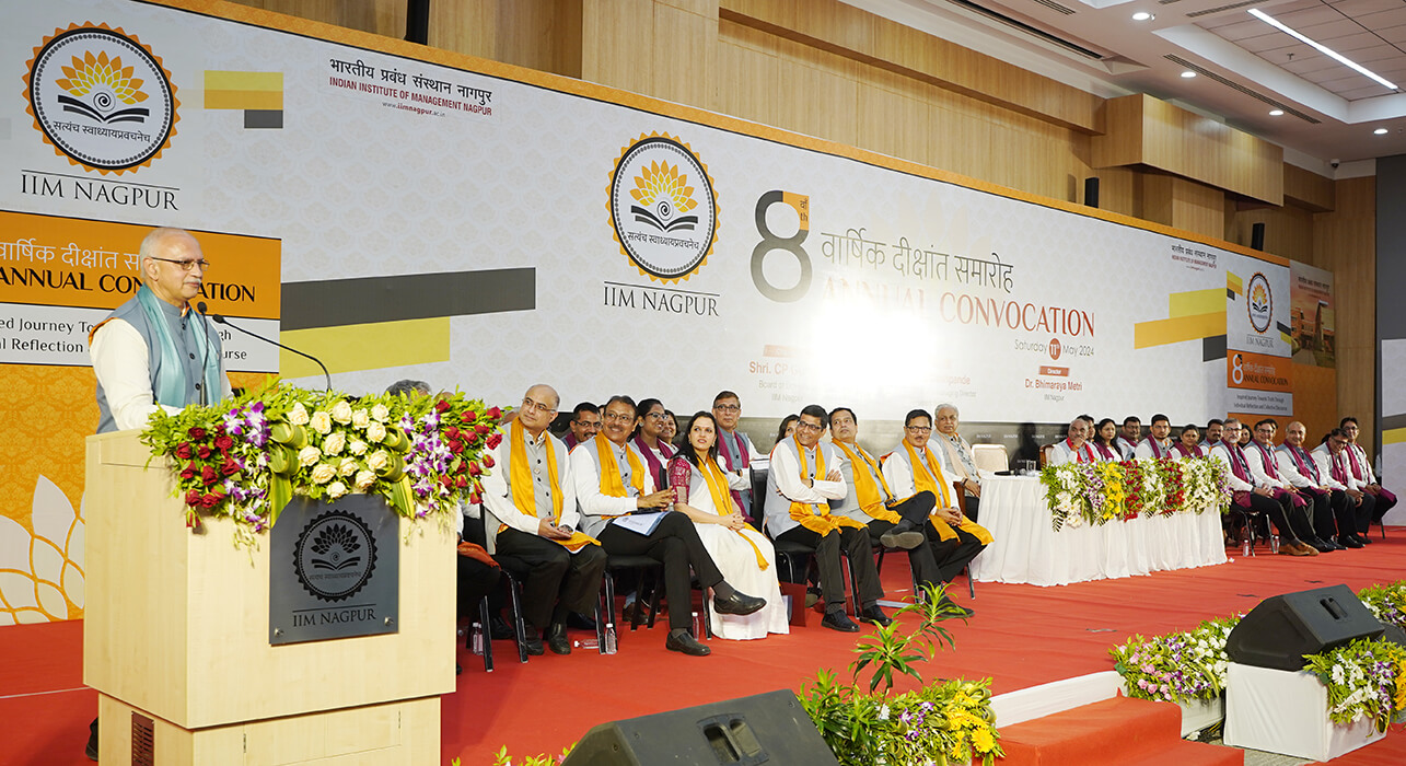 IIM Nagpur Hosts 8th Convocation Ceremony for...